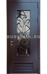 Стальная дверь для улицы RS47 - Изображение