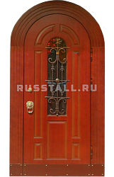 Металлическая двухстворчатая дверь RS139 - Изображение