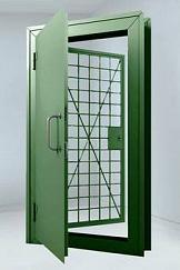 Дверь с решеткой в КХН RS-318 - Изображение