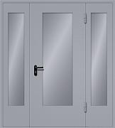 Входная дверь с правой и левой боковой фрамугой RS-268 - Изображение