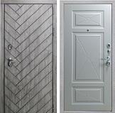 Входная металлическая дверь в частный дом RS-363 - Изображение