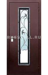 Входная дверь с ковкой RS15 - Изображение