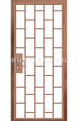 Решетчатая металлическая дверь RS137 - Изображение